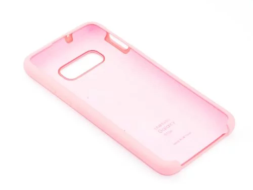 Чехол Helmet for Samsung Galaxy S10E Alcantara V2 Pink