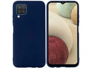 Image Чехол Helmet for Samsung Galaxy M12 Liquid Silicone Blue