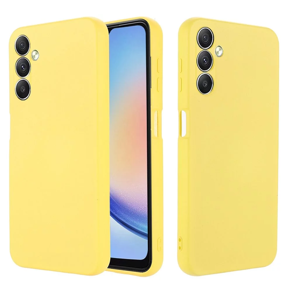 Husă WOO for Samsung Galaxy A25 Liquid Silicone Yellow