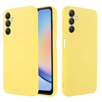 Husă WOO for Samsung Galaxy A25 Liquid Silicone Yellow