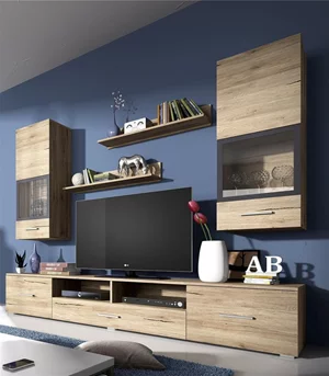 Image Стенка Helvetia Sarah №09 2.1m Sanremo Oak/Anthracite