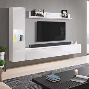 Image Стенка Bratex Paris White/White Gloss