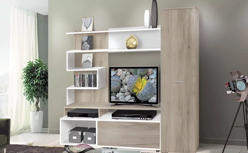 Image Living Modern Bari White/Oak Kraft Gray