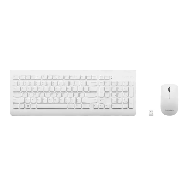 Image Комплект клавиатуры и мыши Lenovo 510 USB White