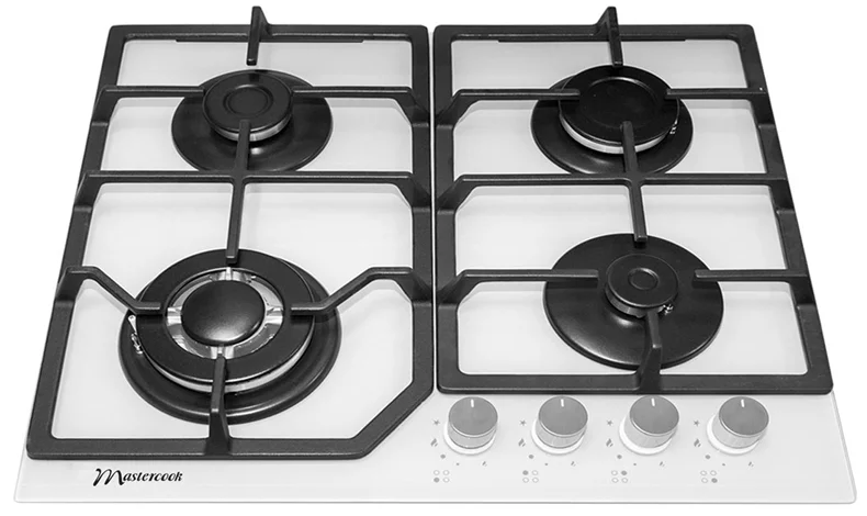 Image Варочная панель газовая Mastercook MC-E 4215 G WH Glass