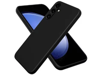 Husă WOO Liquid Silicone Samsung Galaxy A55 Black