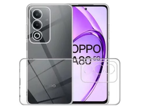 Husă WOO Oppo A80 TPU Soft Clear
