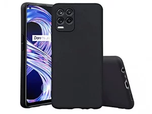 Image Чехол Helmet Realme 8 Liquid Silicon Black