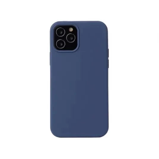 Husă Helmet Apple iPhone 12 Liquid Silicone Navy Blue