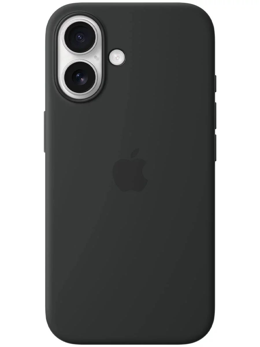 Image Husă WOO Apple Iphone 16 Liquid Silicone MagSafe Black