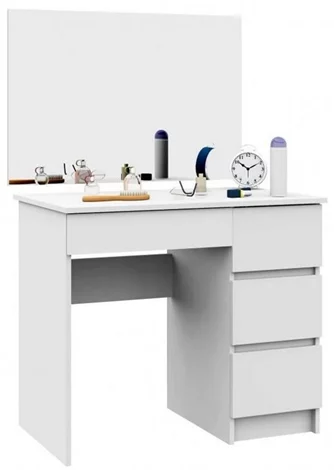 Măsuţă de toaletă Akord T-6/SL 900x600 Right White