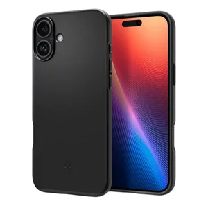 Image Чехол Spigen iPhone 16 Thin Fit Magsafe Black