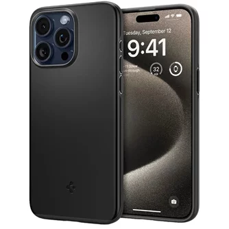 Чехол Spigen iPhone 15 Pro Max Thin Fit Black