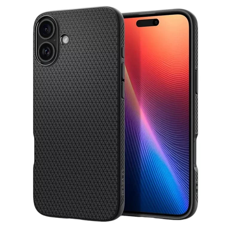 Image Husă Spigen iPhone 16 Liquid Air Matte Black