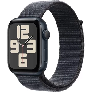 Image Умные часы Apple Watch SE (2024) GPS 44mm MXEP3 Midnight Aluminium Ink Sport Loop