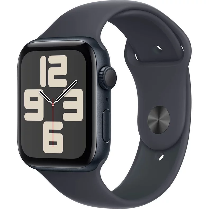 Image Ceas inteligent Apple Watch SE (2024) GPS 44mm MXEK3 Midnight Aluminium Midnight Sport Band M/L