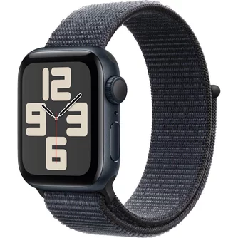 Ceas inteligent Apple Watch SE (2024) GPS + LTE 40mm MXGA3 Midnight Aluminium Case Ink Sport Loop
