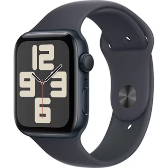 Ceas inteligent Apple Watch SE (2024) GPS+LTE 44 MXGM3 Midnight Aluminium Midnight Sport Band M/L