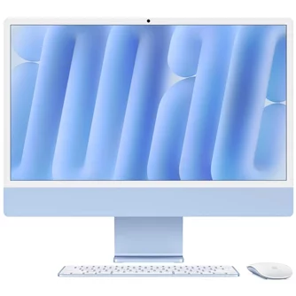 Моноблок Apple iMac 24" 2024 MWV33 (M4, 10CPU/10GPU, 16/512Gb) Blue
