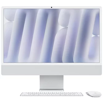 Моноблок Apple iMac 24" 2024 MWUC3 (M4, 8CPU/8GPU, 16/256Gb) Silver