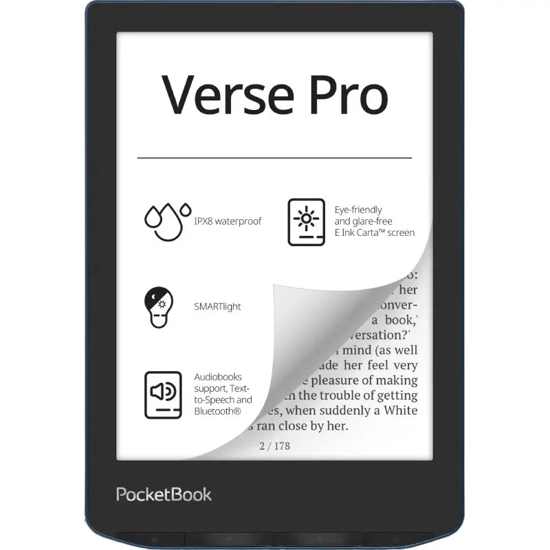 Image Электронная книга PocketBook 634 Verse PRO Azure