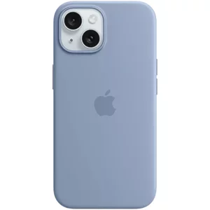 Image Чехол Original iPhone 15 Silicone Case with MagSafe Winter Blue