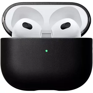 Image Чехол для наушников Nomad Modern Leather Apple Airpods 3 (2021) Black
