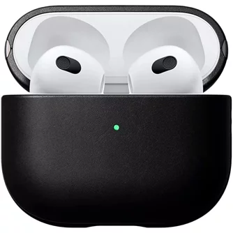 Husă pentru căști Nomad Modern Leather Apple Airpods 3 (2021) Black
