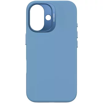 Чехол Decoded iPhone 16 Plus Antimicrobial Silicone MagSafe Air Blue