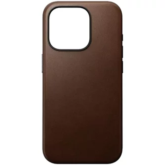 Чехол Nomad Modern Leather Apple iPhone 15 Pro Brown