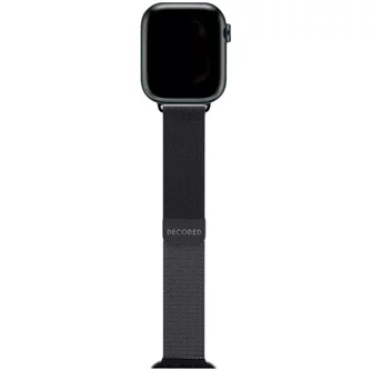 Curea Decoded Apple Watch 45mm Strap Milanese Black