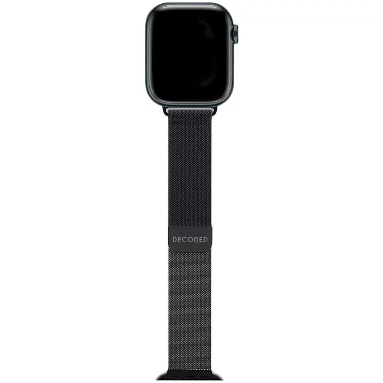 Image Curea Decoded Apple Watch 45mm Strap Milanese Black