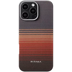 Image Чехол Pitaka Tactile Woven Apple iPhone 16 Pro Sunset