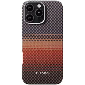 Чехол Pitaka Tactile Woven Apple iPhone 16 Pro Sunset