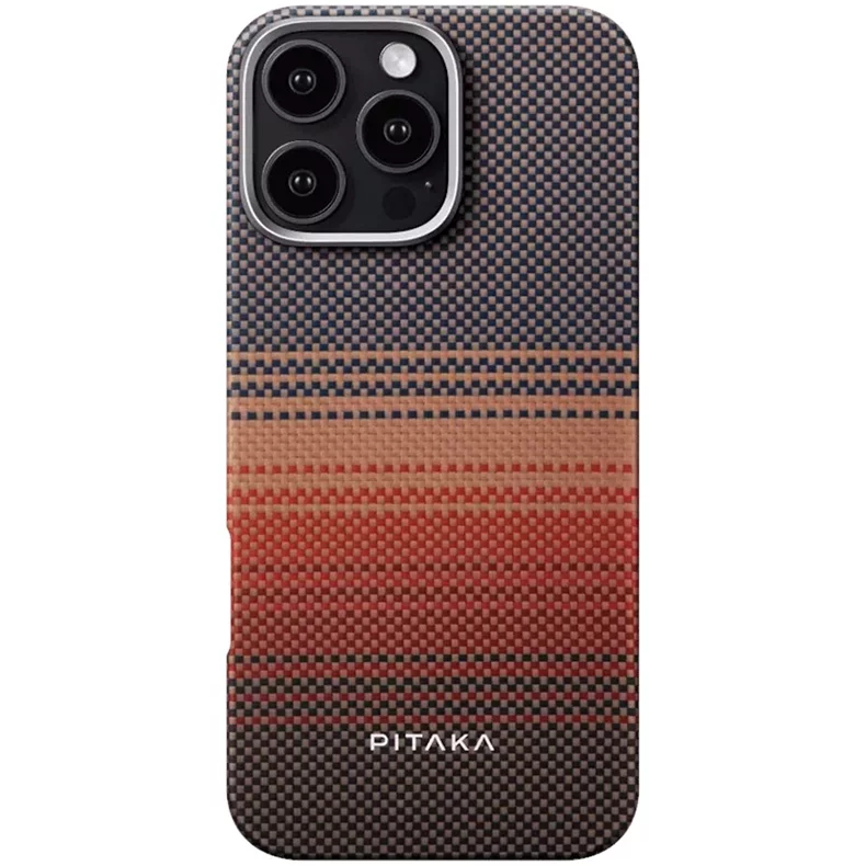 Image Husă Pitaka Tactile Woven Apple iPhone 16 Pro Max Sunset