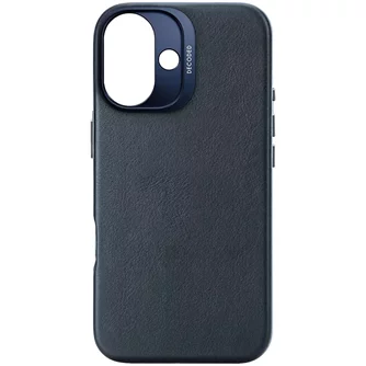 Husă Decoded Apple iPhone 16 Leather Navy
