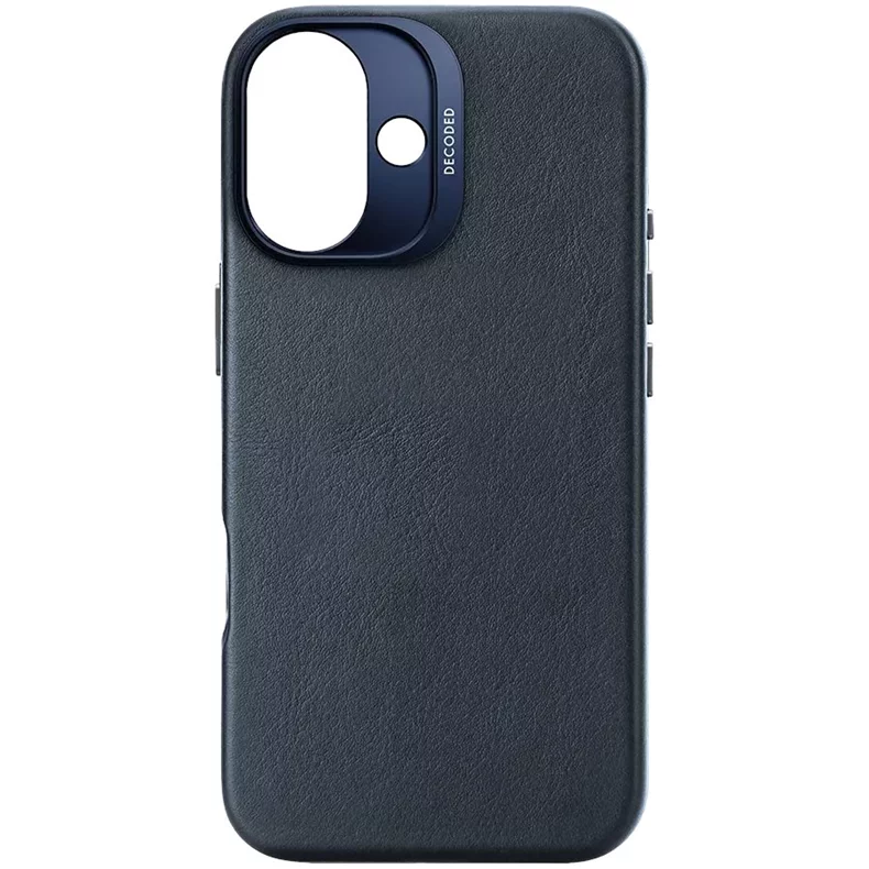 Image Husă Decoded Apple iPhone 16 Leather Navy