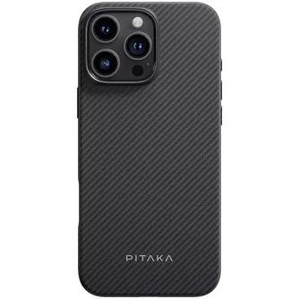 Чехол Pitaka Apple iPhone 16 Pro Max Military Grade Protective Black/Grey