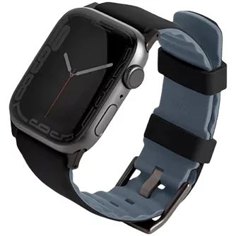 Curea Uniq Apple Watch 41/40/38 mm Linus Airosoft Black