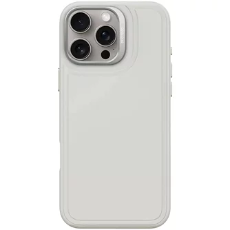 Чехол Decoded iPhone 16 Pro Max Antimicrobial Silicone MagSafe Stone Gray