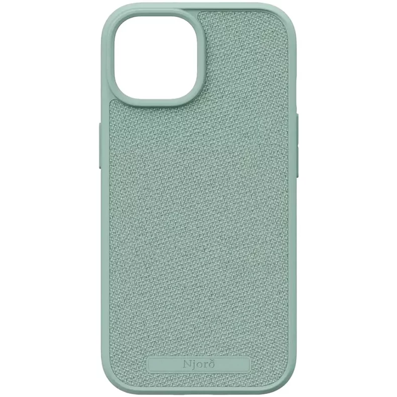 Image Husă Njord Fabric MagSafe iPhone 15 Plus Turquoise