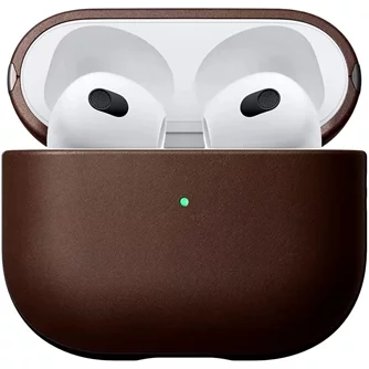 Husă pentru căști Nomad Modern Leather AirPods (Gen. 3) Brown