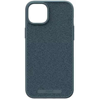 Чехол Njord iPhone 15 Plus Fabric MagSafe Dark Grey