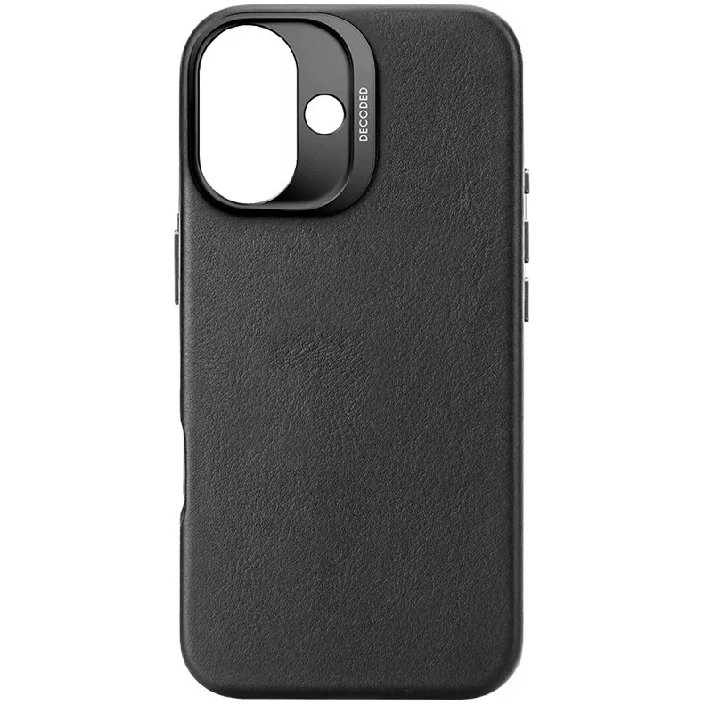 Image Чехол Decoded Leather iPhone 16 Black