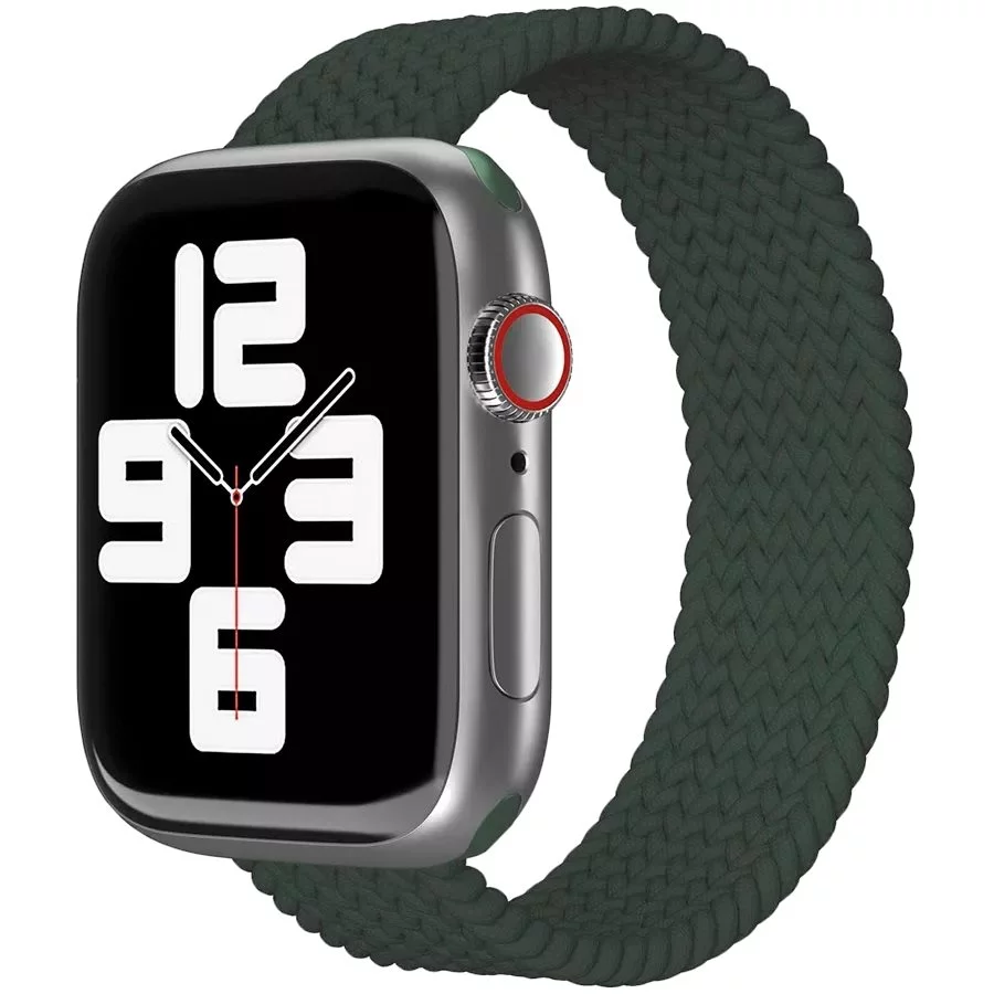 Image Ремешок VLP Apple Watch 38/40/41 Nylon Dark Green L/XL