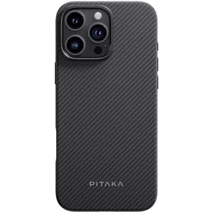 Image Husă Pitaka Ultra-Slim iPhone 16 Pro Max Black/Grey
