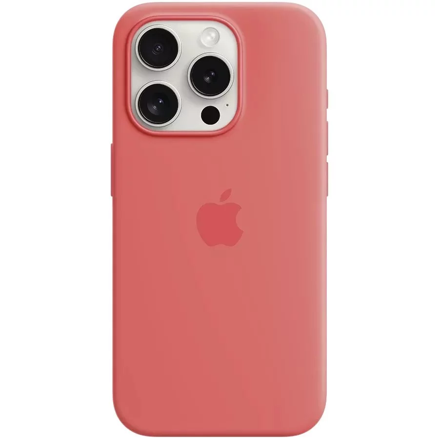 Image Чехол Apple iPhone 15 Pro Silicone MagSafe Guava