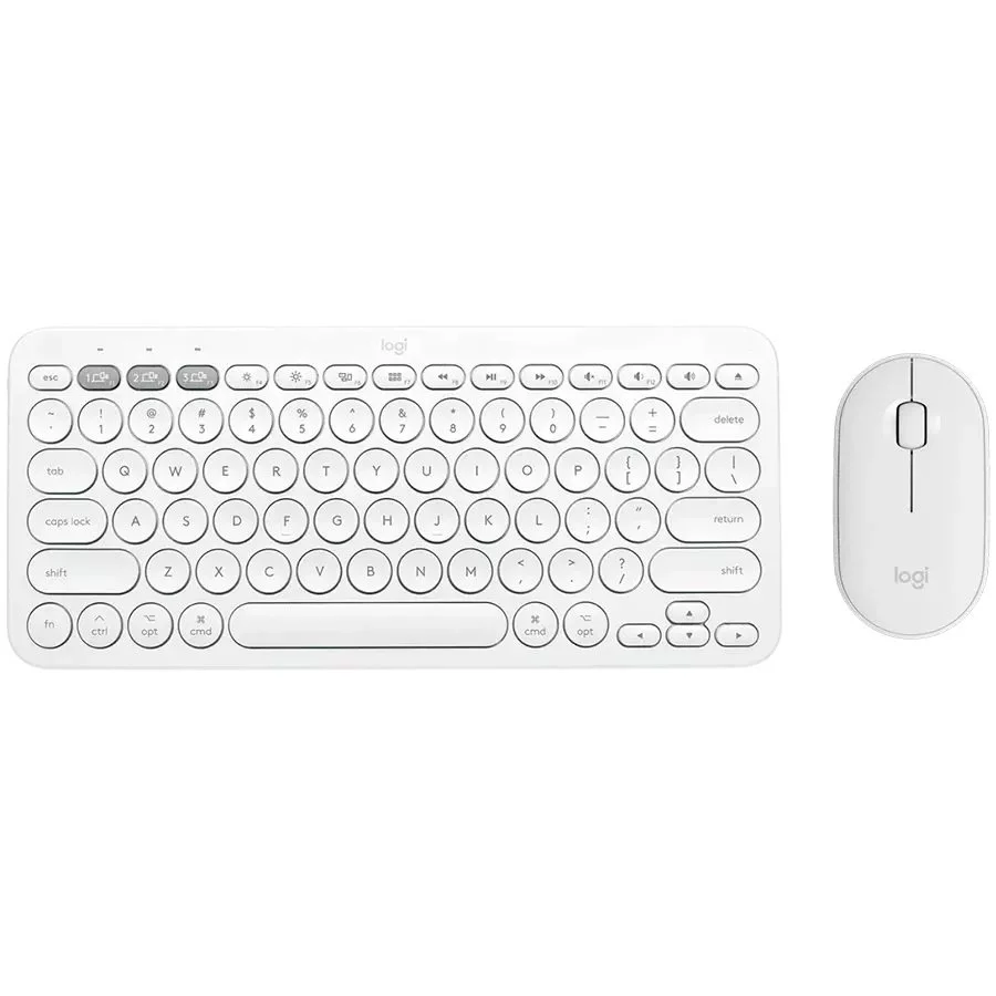 Image Комплект Logitech Pebble 2 Combo White