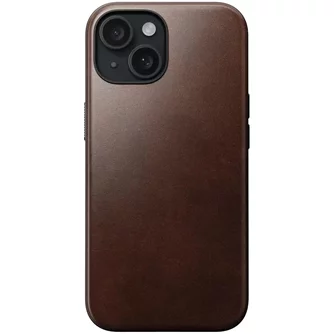 Husă Nomad Modern Leather Iphone 15 Brown