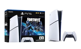 Игровая приставка Sony Playstation 5 Slim Digital Edition Fortnite Cobalt Star Bundle